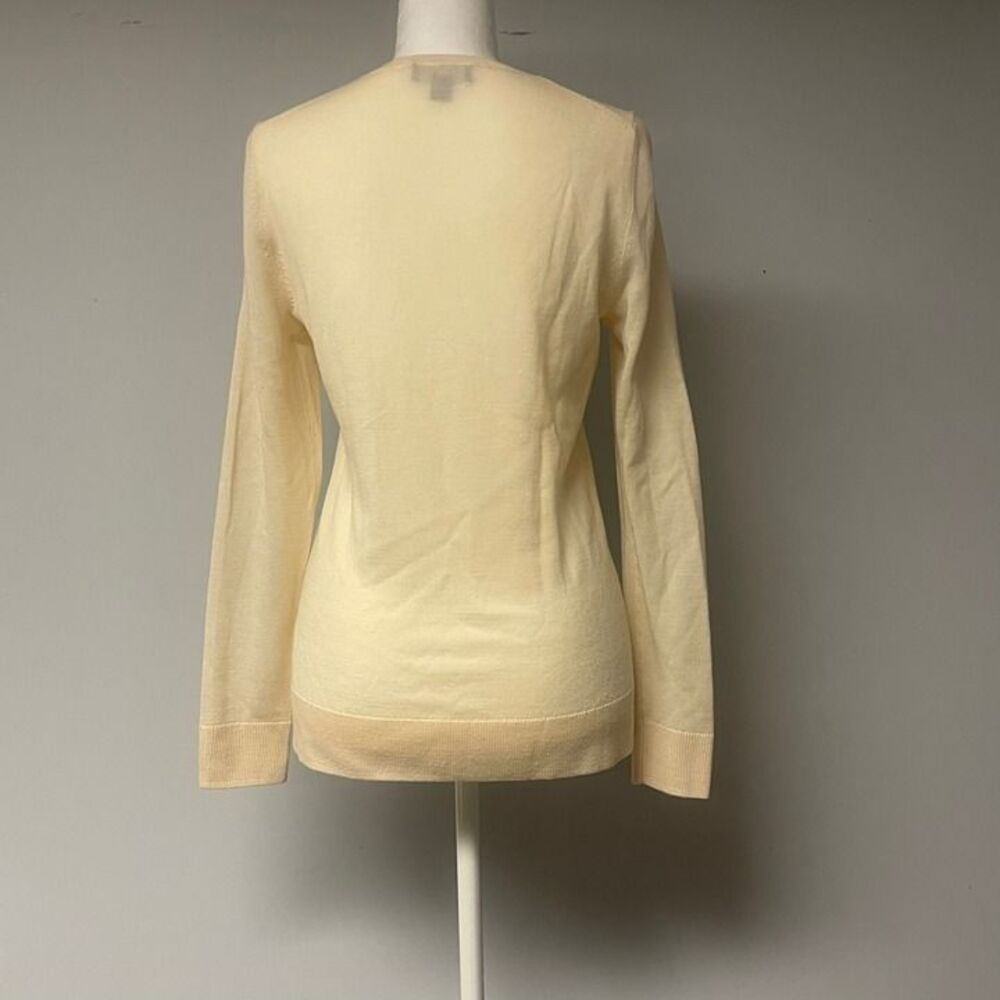 Lord & Taylor Crew Neck Merino Wool Small Sweater Old Money Classic Preppy - Picture 2 of 8